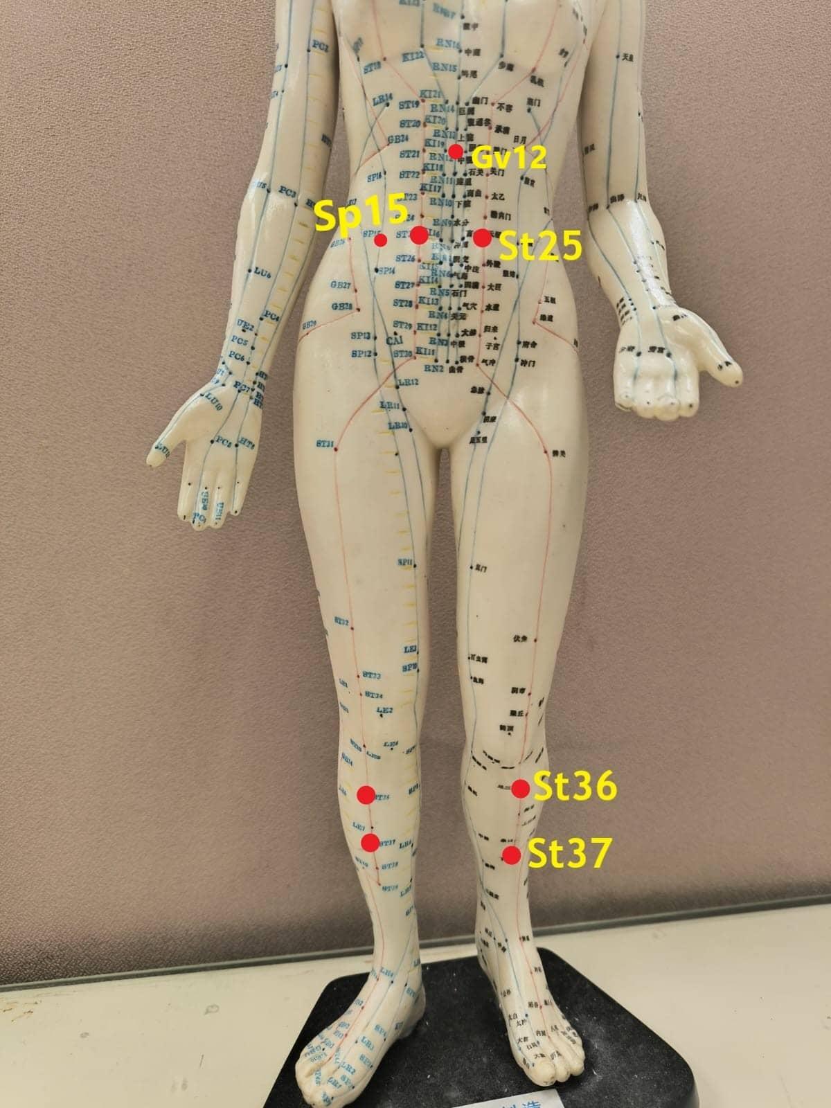common acupoints for constipaton